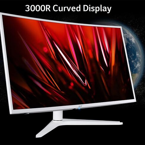 شاشة ألعاب Acer Nitro XZ396QU Pwmiipphx مقاس 38.5 بوصة 3000R منحنية VA WQHD 2560x1440 | AMD FreeSync Premium | ما يصل إلى 170 هرتز | 1 مللي ثانية VRB | DisplayHDR400 | 93% DCI-P3 | 2 × منفذ عرض 1.4 و2 × HDMI 2.0 in Saudi Arabia