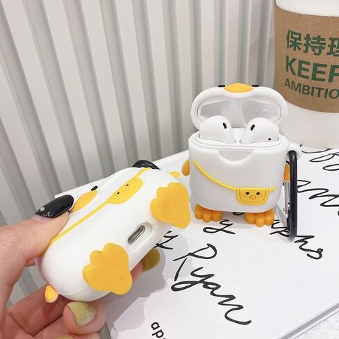 حافظة القرش اللطيفة لحافظات Airpods Pro/Pro 2 Gen 2023/2022/2019، غطاء رائع كرتوني ثلاثي الأبعاد مضحك Kawaii مع مجموعة تنظيف وسلسلة مفاتيح لجهاز Apple Airpod Pro الجيل الثاني/الأول للأولاد والبنات والأطفال في سن المراهقة، سمك القرش in Kuwait