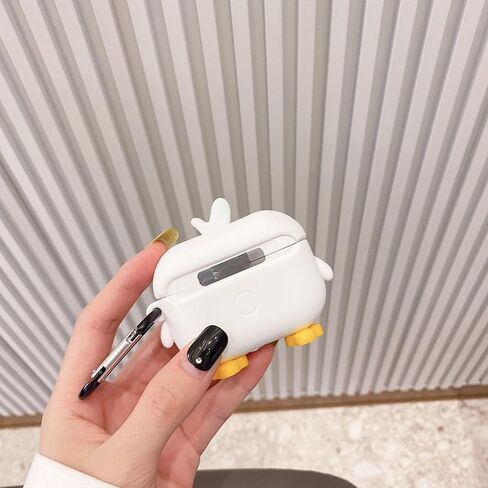 حافظة القرش اللطيفة لحافظات Airpods Pro/Pro 2 Gen 2023/2022/2019، غطاء رائع كرتوني ثلاثي الأبعاد مضحك Kawaii مع مجموعة تنظيف وسلسلة مفاتيح لجهاز Apple Airpod Pro الجيل الثاني/الأول للأولاد والبنات والأطفال في سن المراهقة، سمك القرش in Kuwait