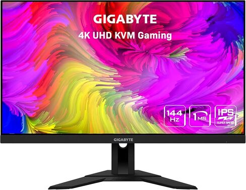 جيجابايت شاشة العاب M27Q-R 27 انش 170Hz 1440P KVM شاشة IPS 2560 × 1440 SS وقت استجابة 0.5 مللي ثانية (MPRT) جاهزة HDR، فري سينك بريميوم، 1× منفذ عرض 1.2، 2× HDMI 2.0، 1×USB نوع C (مجدد) in Kuwait