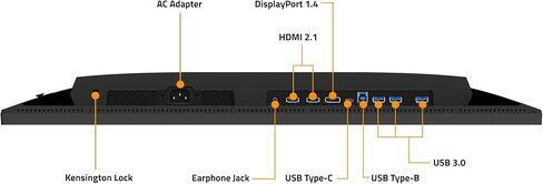 جيجابايت شاشة العاب M27Q-R 27 انش 170Hz 1440P KVM شاشة IPS 2560 × 1440 SS وقت استجابة 0.5 مللي ثانية (MPRT) جاهزة HDR، فري سينك بريميوم، 1× منفذ عرض 1.2، 2× HDMI 2.0، 1×USB نوع C (مجدد) in Kuwait