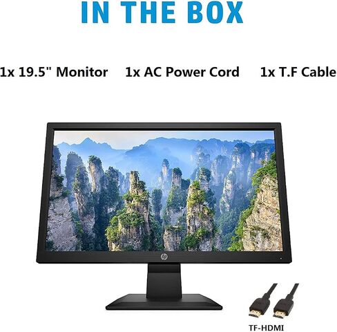 شاشة HP VH240 Series FHD: شاشة IPS مقاس 23.8 بوصة بدقة 1080 بكسل، ومكبرات صوت مدمجة، وتركيب VESA، وتعديل الإمالة للعرض المريح، وHDMI، وVGA، وصورة دوارة ومناظر طبيعية، و60 هرتز، وكابل TF-HDMI in Saudi Arabia