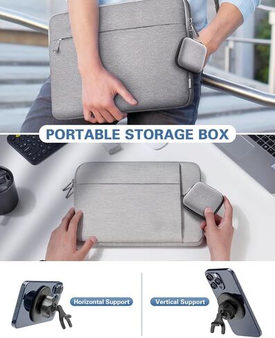 حامل كاميرا متواصل من pop-tech لشاشة الكمبيوتر المحمول MacBook Air Pro: حامل كاميرا ويب مغناطيسي للهاتف Magsafe iPhone 15 14 13 12 وحافظة Mag-Safe - حامل عرض مكتبي لنظام التشغيل iOS 16 Mac Notebook OS Ventura in Kuwait