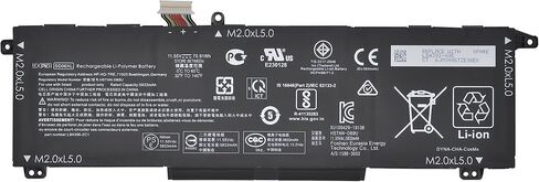 HXPK SD06XL بطارية الكمبيوتر المحمول ل HP Omen 15 2020 15-EK 15-EN 15-EN0000 15-EK0000 15-EK0012TX 15-EN0002AX سلسلة HSTNN-DB9U L84356-2C1 L84357-AC1 L84392-005 LB4392-005 L843 92-006 SDO6XL 11.55 فولت 70.91 هل in Saudi Arabia