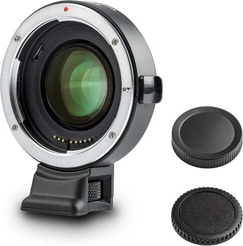 محول عدسة VILTROX EF-E5 لحامل Sony E، حلقة تثبيت عدسة التركيز التلقائي لشاشة OLED متوافقة مع عدسة Canon EOS EF EF-S إلى Sony E Mount a7r iv a7 iv a7 iii a7r iii a6500 in Kuwait