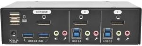 TRIPP LITE 2-Port Display Port 1.2 KVM Switch with Audio (B004-DP2UA2-K) in Kuwait