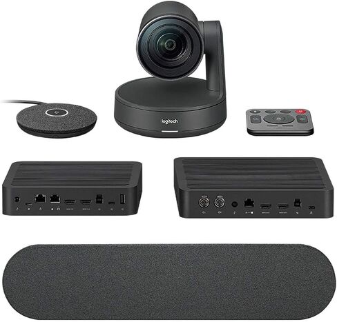 مجموعة مؤتمرات ميكروفون مكبر الصوت Rally Plus Solution 2 من Logitech 960-001225 - أسود (متجدد) in Kuwait