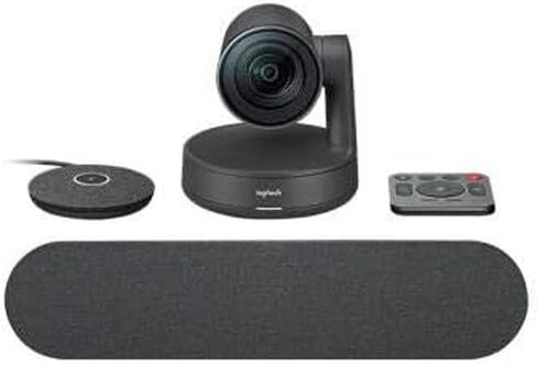 مجموعة مؤتمرات ميكروفون مكبر الصوت Rally Plus Solution 2 من Logitech 960-001225 - أسود (متجدد) in Kuwait