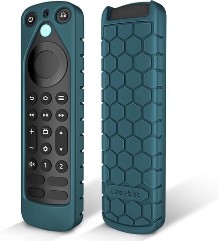 CaseBot Silicone Case for Alexa Voice Remote Pro (2022 Release), Green-Glow in Saudi Arabia