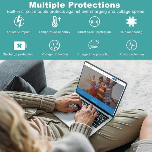 بطارية احتياطية لجهاز HP ProBook 430، 430 G3، ProBook 440، 440 G3، تناسب HSTNN-PB6P HSTNN-LB7A RO04 R0O4 RO06XL R0O6XL 805045-851 805292-001 HSTNN-DB7A HSTNN-Q98C HSTNN-Q96C P3G13AA - ضمان لمدة 12 شهرًا in Saudi Arabia