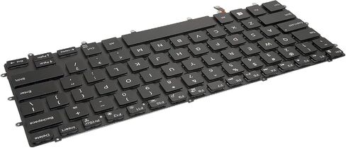US Layout Keyboard with Backlit Replacement for DELL Inspiron 15 7000 15 7558 15 7568 XPS 15 9550 9560 9570 Precision 5510 m5510 5520 5530 NSK-LV0BW P55F P56F 0GDT9F GDT9F Black in Saudi Arabia