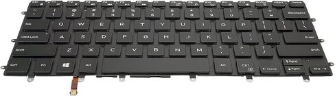 US Layout Keyboard with Backlit Replacement for DELL Inspiron 15 7000 15 7558 15 7568 XPS 15 9550 9560 9570 Precision 5510 m5510 5520 5530 NSK-LV0BW P55F P56F 0GDT9F GDT9F Black in Saudi Arabia