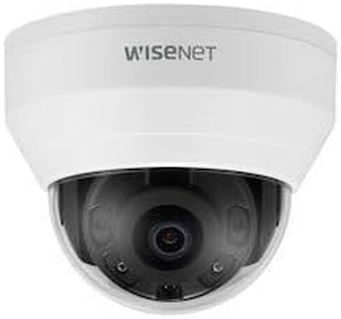 Hanwha Techwin QND-8020R شبكة IR 5 ميجابكسل، كاميرا قبة داخلية مع عدسة 4 مم، 30 إطارًا في الثانية @ جميع الدقة، اكتشاف ذكي، RJ45 in Kuwait