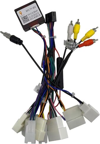 محول NVGOTEV JBL لسيارة تويوتا ستيريو 20 دبوس سلك راديو مع صندوق Canbus متوافق مع نظام Toyota Camry Corolla RAV4 Windows CE 6.0 in Kuwait