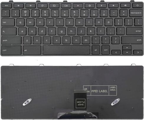 ANTWELON Replacement Laptop Keyboard No Backlight for Dell Chromebook 11 3100 5190 with Switch US Layout in Saudi Arabia