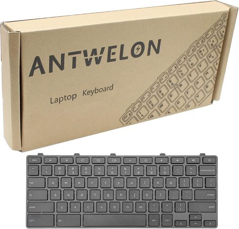ANTWELON Replacement Laptop Keyboard No Backlight for Dell Chromebook 11 3100 5190 with Switch US Layout in Saudi Arabia
