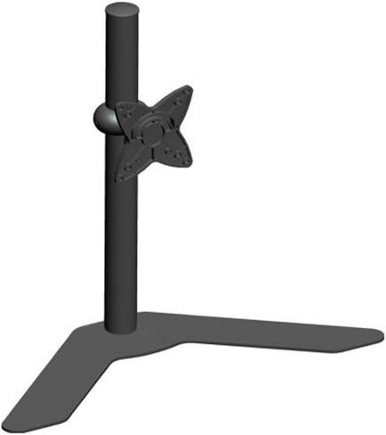 مونوبرايس 105970 حامل حامل شاشة انارة قابل للتعديل مع حامل تثبيت على الجدار، اسود 1 اسود in Kuwait