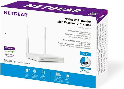 NETGEAR N300 Wi-Fi Router with High Power 5dBi External Antennas (WNR2020v2) in Saudi Arabia
