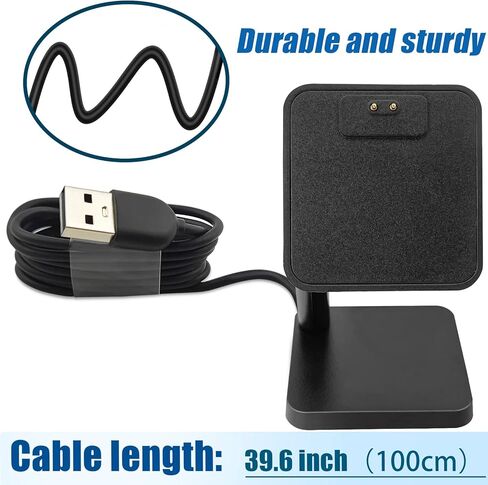 Magnetic Charger Dock Compatible with Xiaomi Mi Band 8 Smartwatch,Nightstand Charger Base Holder with 3.3 Feet USB Charger Cable fit for Xiaomi 8 in Kuwait