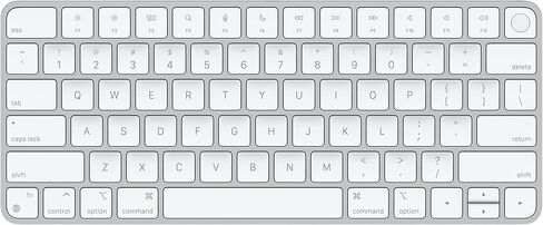 لوحة مفاتيح Apple Magic مع Touch ID لطرز Mac المزودة بـ Apple Silicon (QWERTY English) باللون الأخضر (متجددة) in Kuwait