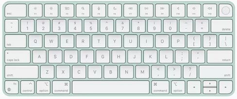 لوحة مفاتيح Apple Magic مع Touch ID لطرز Mac المزودة بـ Apple Silicon (QWERTY English) باللون الأخضر (متجددة) in Kuwait
