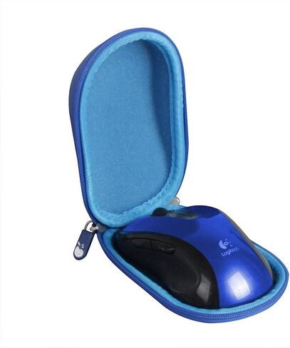 حقيبة سفر صلبة من Hermitshell للفأرة اللاسلكية Logitech M510 - حافظة فقط (أزرق) in Kuwait