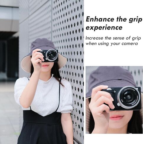 Rieibi ZVE10 Case, Soft Silicone Protective Case for Sony ZV-E10 ZVE10 Camera, Lightweight Rubber Cover for Sony Alpha ZVE10 - Black in Kuwait