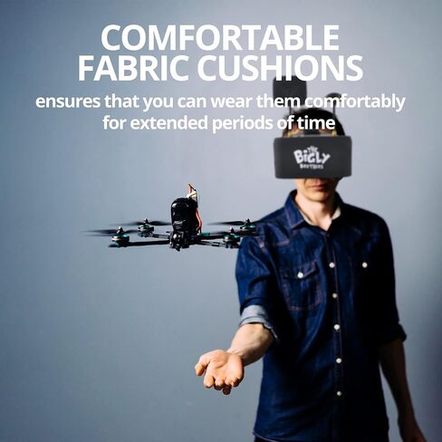 قامت شركة Bigly Brothers بترقية نظارات EV800d Mark III FX Edition FPV، والتنوع الحقيقي، وجهاز الاستقبال المحسن، والإشارة المحسنة، وزمن الوصول المنخفض، والتأخر المنخفض، ونظارات FPV ذات الإشارة المزدوجة in Saudi Arabia