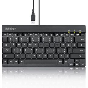 Perixx PERIBOARD-326 Wired Mini Backlit USB Keyboard with Low Profile Keys, US English Layout (11607) in Saudi Arabia