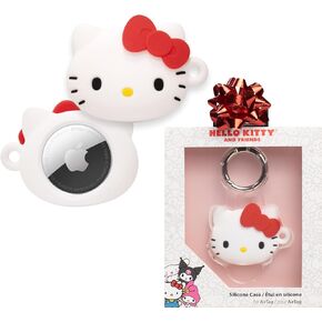 غطاء حماية من السيليكون إصدار خاص من iFace Sanrio Friends مصمم لعلامات Apple AirTags [حافظة شخصية لطيفة] [يتضمن مشبك سلسلة مفاتيح] - هالو كيتي in Kuwait