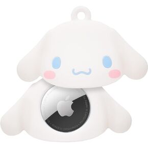 غطاء حماية من السيليكون إصدار خاص من iFace Sanrio Friends مصمم لعلامات Apple AirTags [حافظة شخصية لطيفة] [يتضمن مشبك سلسلة مفاتيح] - هالو كيتي