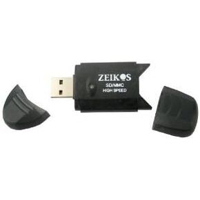 قارئ بطاقة ZE-SDR5 USB 2.0 SD/SDHC/MMC من زيكوس (أسود) in Kuwait