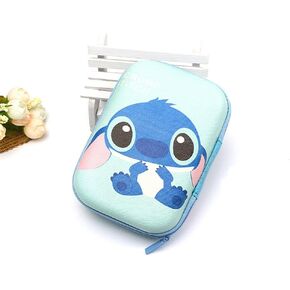 ZOSTLAND HQ لطيف أزرق كبير حالة صندوق تخزين محمول، إلكترونيات iPhone الملحقات المنظم حقيبة EVA حقيبة حمل لسماعات الأذن سماعات الأذن اللاسلكية U القرص عملة معدنية مفتاح سماعة (خياطة صندوق كبير) in Kuwait