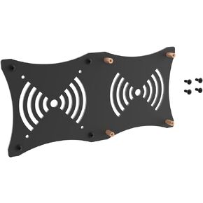 Hikig Mounting Bracket Compatible with Intel NUC - VESA Monitor Arm Extension Plate Compatible with Intel NUC Mini PC Computer, Mini PC VESA Mounting Stand - Black in Kuwait