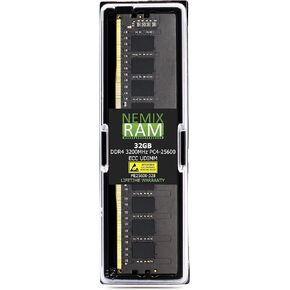Supermicro Compatible MEM-DR432MD-EU32 32GB DDR4-3200 PC4-25600 ECC UDIMM ECC Unbuffered Memory Upgrade Module by NEMIX RAM