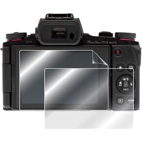 IPG واقي شاشة لكاميرا كانون باور شوت G1 X Mark III الرقمية (وحدتان) واقي شاشة غير مرئي - جودة HD / معالجة ذاتية / خالي من الفقاعات in Kuwait