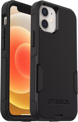 حافظة OtterBox Commuter Series لهاتف iPhone 12 Mini (فقط) عبوة غير مخصصة للبيع بالتجزئة - أسود in Saudi Arabia
