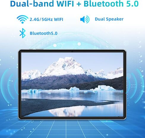 تابلت SGIN Android 12، ذاكرة وصول عشوائي 64 جيجابايت + ذاكرة وصول عشوائي 4 جيجابايت مع معالج MTK ثماني النواة، شاشة 10.1 بوصة IPS 1280 * 800 FHD، بطاقة TF 512 جيجابايت دعم موسع، كاميرا 5 ميجابكسل + 2 ميجابكسل، 6000 مللي أمبير، 2.4 جيجا/5 جيجا هرتز واي فاي in Saudi Arabia