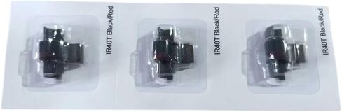 استبدال شريط حبر الآلة الحاسبة المتوافق الأكبر لـ IR-40T CP13 MP-12D PR42 المستخدم مع Casio HR-100TM HR-150TM HR-170RC، Sharp EL-1750V EL-1801V، مختوم بشكل فردي، أسود/أحمر، 10 عبوات in Kuwait