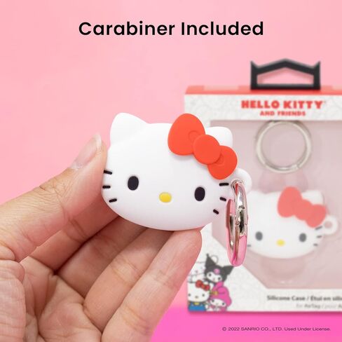 iFace Sanrio Hello Kitty Silicone Protective Cover Designed for Apple AirTags [50th Anniversary Special Limited Edition] [Carabiner Keychain Clip Included] [Cute Character Case] in Kuwait