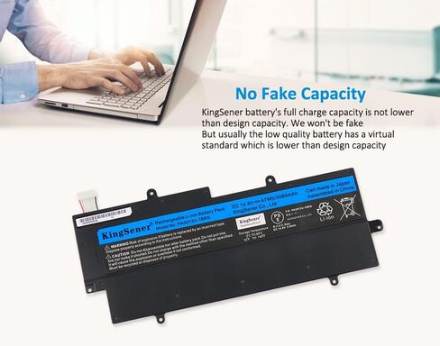 KingSener PA5013U-1BRS بطارية كمبيوتر محمول لتوتوشيبا بورتيج Z835 Z830 Z930 Z935 Ultrabook PA5013U-1BRS PA5013 PA5013U 14.8V 3060mAh 47WH in Kuwait