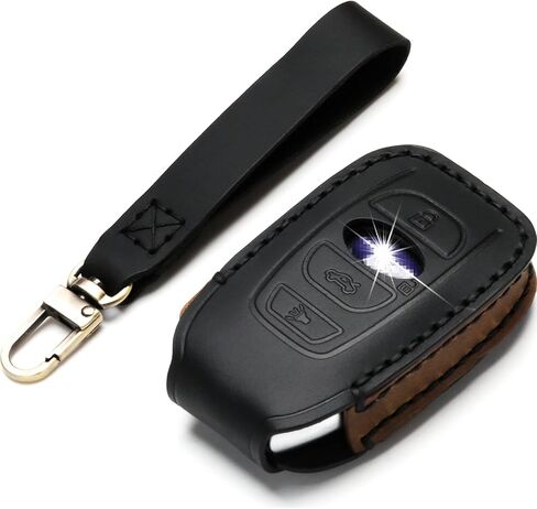 غطاء جلدي من ZiHafate متوافق مع جهاز التحكم عن بعد Subaru Keyless Remote Forester Impreza Outback WRX BRZ Legacy وXV Crosstrek وما إلى ذلك. (A-Brown) in Kuwait