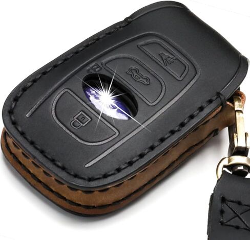 غطاء جلدي من ZiHafate متوافق مع جهاز التحكم عن بعد Subaru Keyless Remote Forester Impreza Outback WRX BRZ Legacy وXV Crosstrek وما إلى ذلك. (A-Brown) in Kuwait