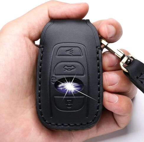 غطاء جلدي من ZiHafate متوافق مع جهاز التحكم عن بعد Subaru Keyless Remote Forester Impreza Outback WRX BRZ Legacy وXV Crosstrek وما إلى ذلك. (A-Brown) in Kuwait