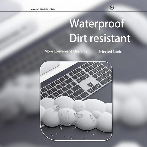 مجموعة مسند المعصم السحابي للوحة المفاتيح ومسند المعصم للماوس المتدرج اللون، مسند المعصم السحابي، مسند المعصم السحابي للوحة مفاتيح الكمبيوتر ولوحة الماوس مع مجموعة مسند المعصم (التدرج الأزرق الداكن) (التدرج الأزرق الداكن) in Kuwait