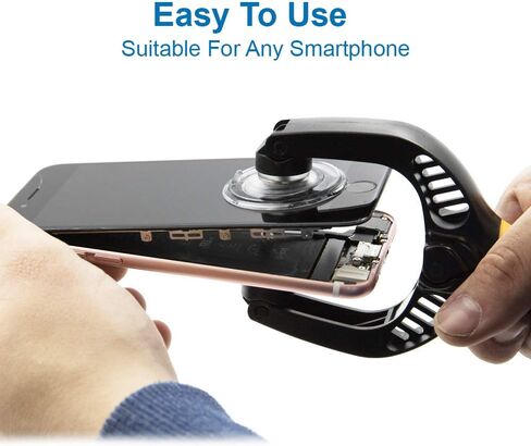 أداة فتح شاشة LCD من MMOBIEL/أداة إصلاح كماشة وكوب شفط متوافق مع مختلف الطاولات والهواتف الذكية (أزرق) in Saudi Arabia
