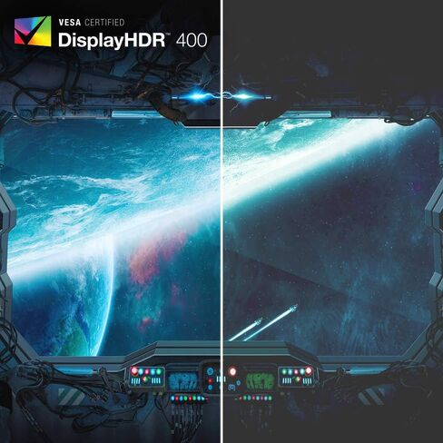 شاشة الألعاب Acer Nitro XZ272U Pbmiiphx مقاس 27 بوصة 1500R منحنية بدون إطار WQHD (2560 × 1440) | AMD FreeSync | ما يصل إلى 165 هرتز | 4 مللي ثانية (G إلى G) | HDR 400 | 95% sRGB (1 × منفذ عرض و2 × HDMI 2.0 الموانئ) in Kuwait