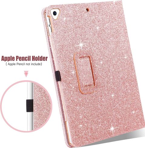 BENTOBEN for iPad 9th / 8th / 7th Generation Case, New iPad 10.2 Case 2021/2020/2019, Folio Stand Smart Auto Wake/Sleep with Pencil Holder PU Leather Protective Case for iPad 10.2 inch, Hot Pink in Saudi Arabia