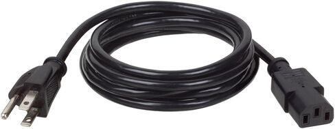 Tripp Lite Standard Computer Power Cord 10A,18AWG (NEMA 5-15P to IEC-320-C13) 6-ft.(P006-006) in Saudi Arabia