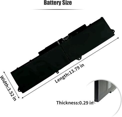 INTIFO 97Wh 9JRV0 Laptop Battery Compatible with Dell Latitude 15 5521 5531 Precision 15 3561 3571 Alienware m17 R5 AMD 005RGW 05RGW 053XP7 53XP7 [11.4V 8071mAh 6-Cell] in Saudi Arabia